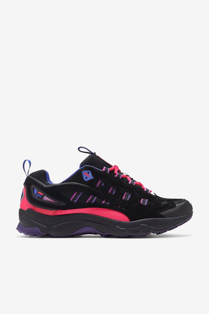 Fila Trainers Mens Black Boveasorus 98 At - Ireland 91724-YHCB